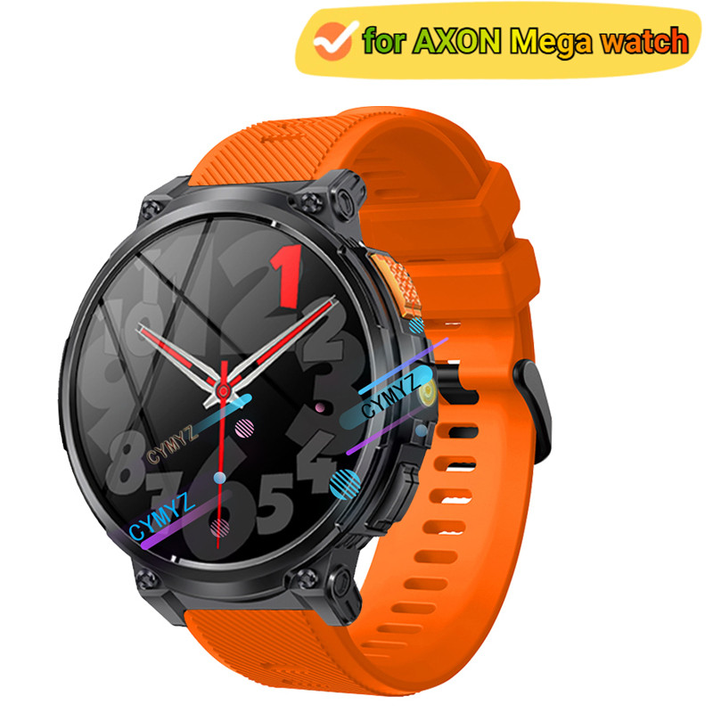 สาย AXON Mega Smart watch สายซิลิโคน AXON Mega watch strap สายนาฬิกา สายรัดข้อมือกีฬา