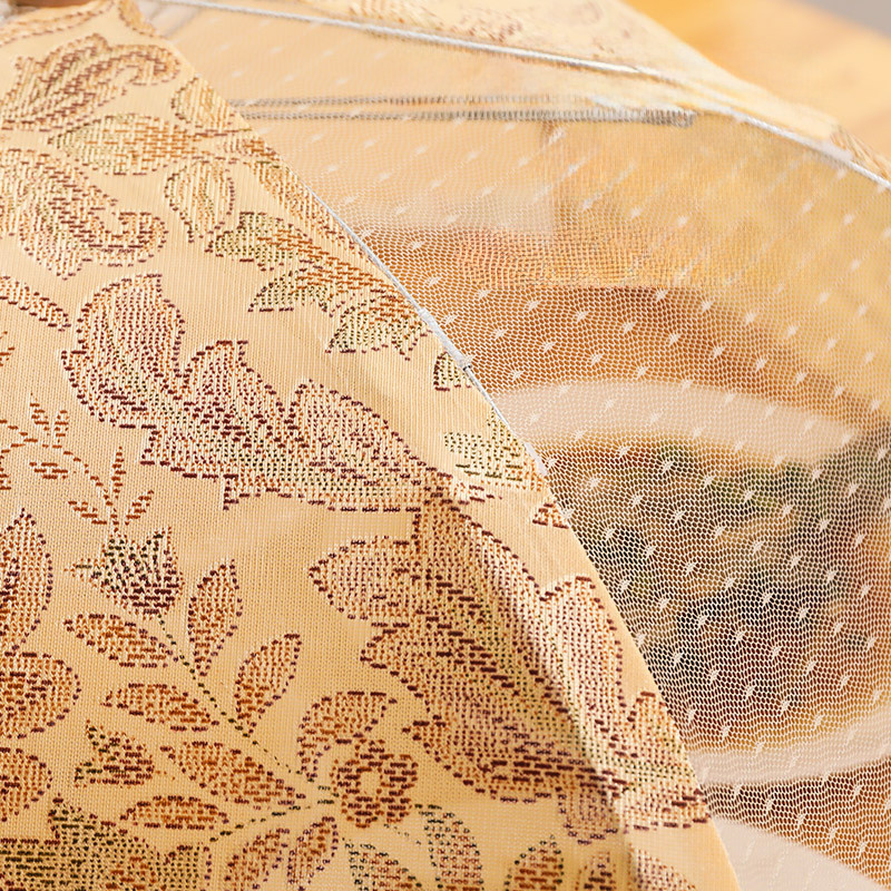 70-80 cm มุ้งครอบอาหาร ฝาครอบอาหาร ป้องกันฝุ่น กันแมลง สีโปร่งใส พับเก็บได้ - รูปที่ 2