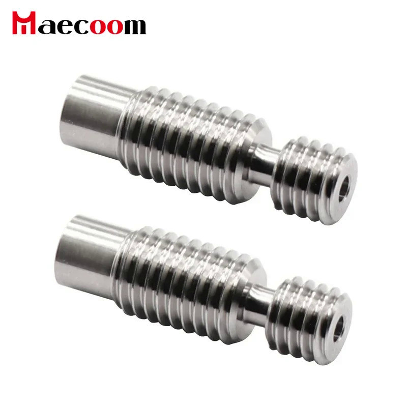 NEW high quality All-Metal V6 Titanium Alloy Heat break TC4(Grade5) 3D Printer Nozzle Throat for 1.7