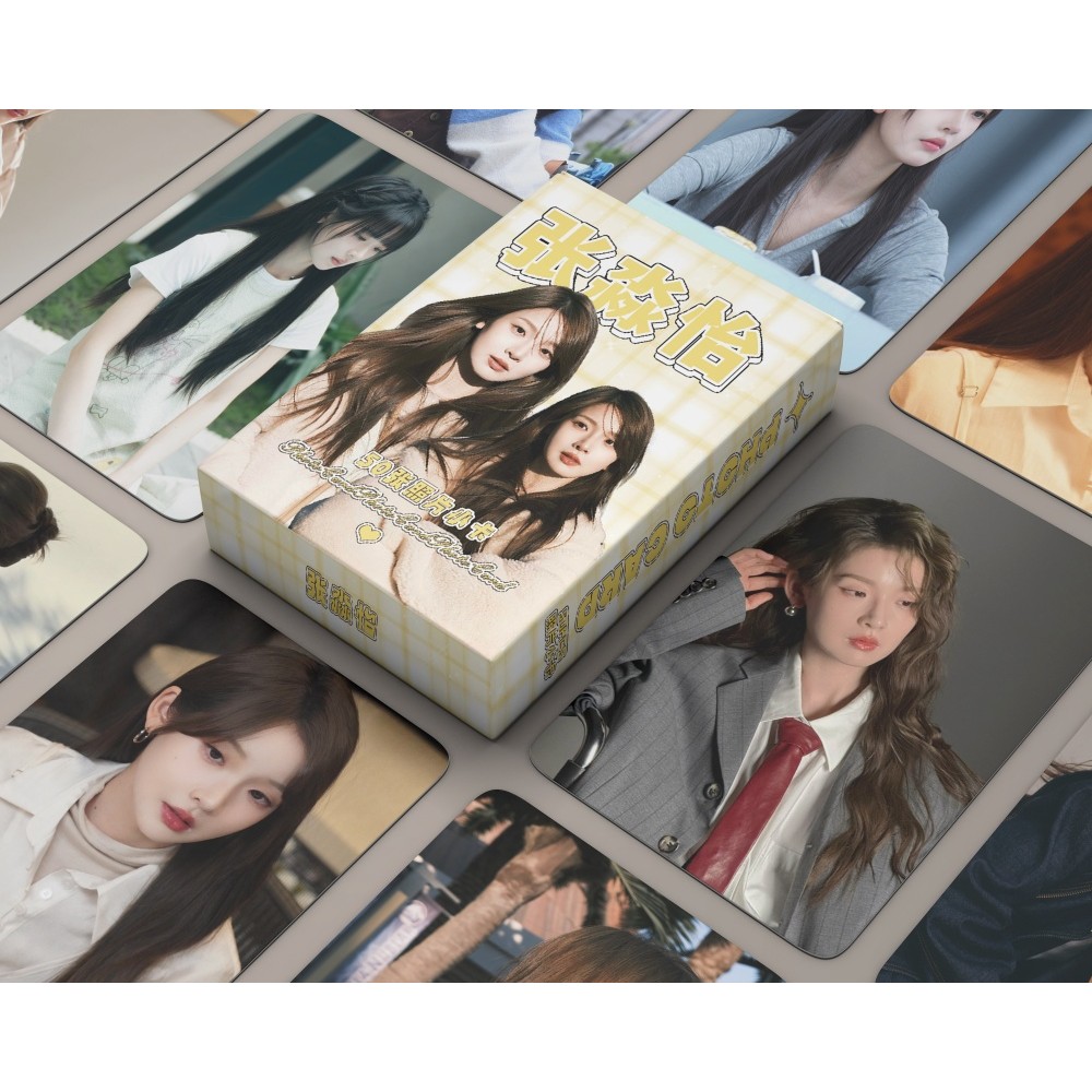 50-55pcs Drama Actor Zhang Miaoyi Zhang Ruonan โฮโลแกรม Lomo การ์ด Zhao Liying Holographic Photocard