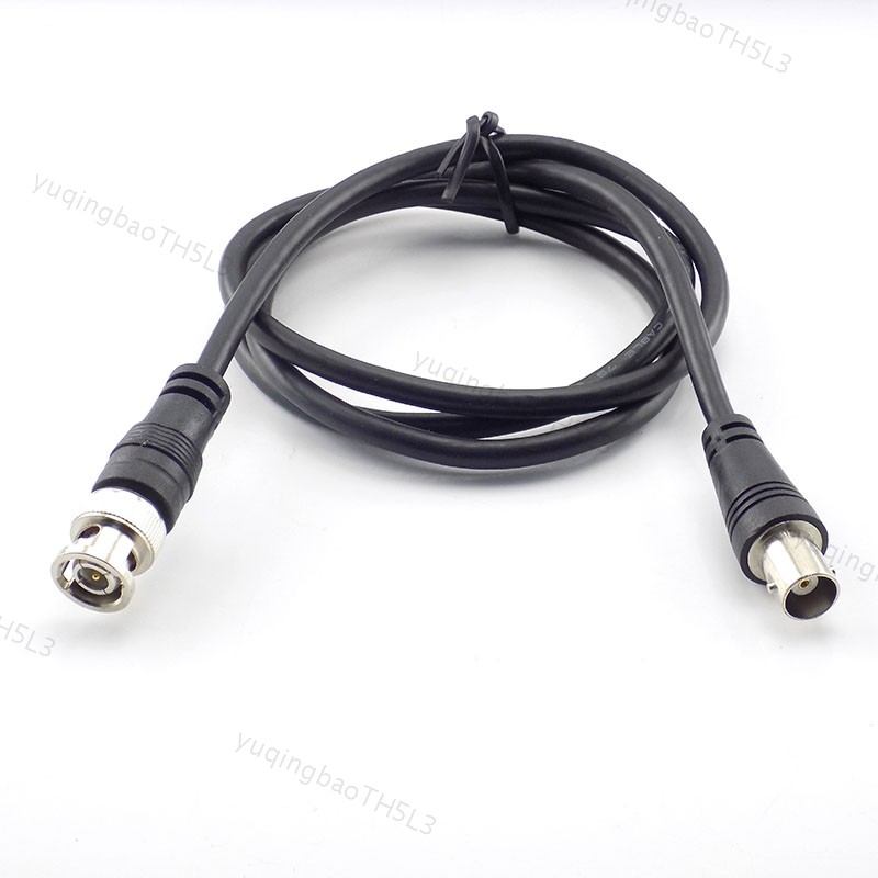 1M Coaxial Line BNC หญิงชายอะแดปเตอร์สําหรับกล้องวงจรปิด BNC Connector สายไฟ TH5L3