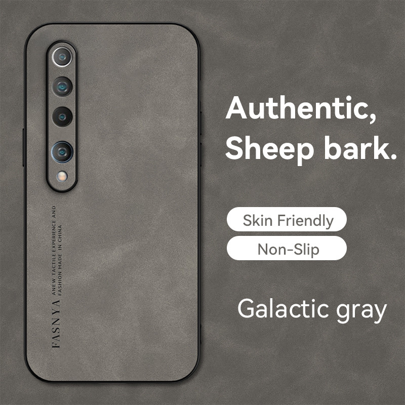 เคส Xiaomi Mi 10 M2001J2G, M2001J2I เคสโทรศัพท์ทําจากหนังแกะคุณภาพสูง, เป็นมิตรกับผิว, กันลื่น, ป้อง