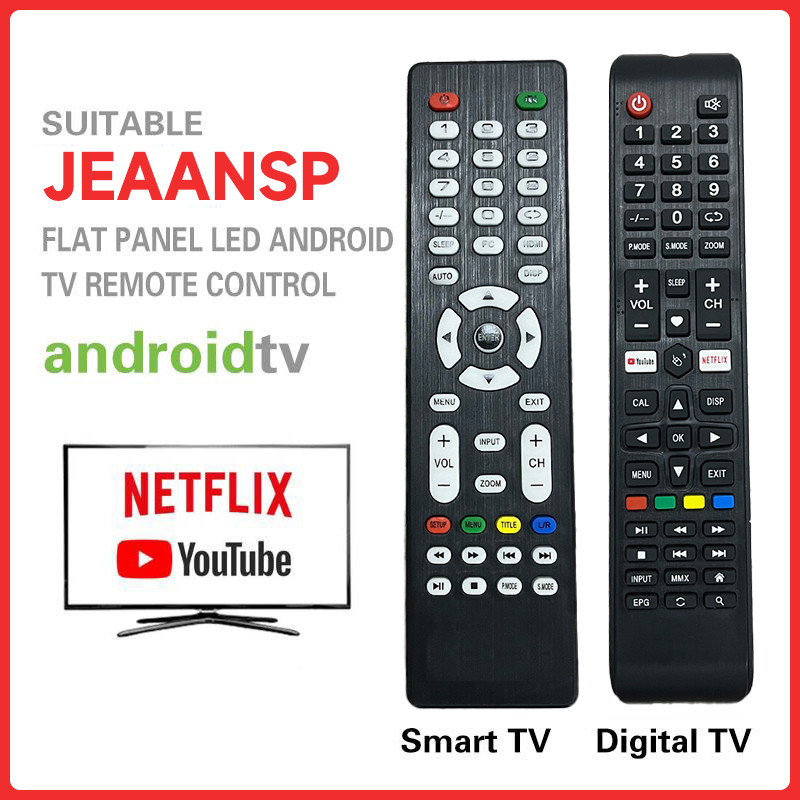 JEAANSP ขายร้อน Universal DigitalTV/Smart TV รีโมทคอนโทรล (19/22/24/32/40 นิ้ว)