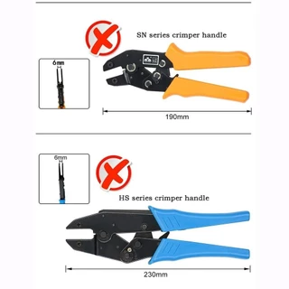 GROVEZY SN CRIMPING คีมขากรรไกร, 06WF 2549 03H SN-2546B 02C CRIMPING คีมขากรรไกร, 48B 58B ความกว้าง 4 มม.เครื่องมือ Terminal