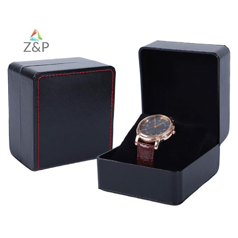 Z & P กล่องเก็บนาฬิกาเดี่ยว สําหรับนาฬิกาข้อมือ/เครื่องประดับ ของขวัญผู้ชาย COD
