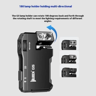 Wuben G5 ไฟพกพา Magnetic EDC ไฟฉายกันน้ํากลางแจ้งที่แข็งแกร่ง