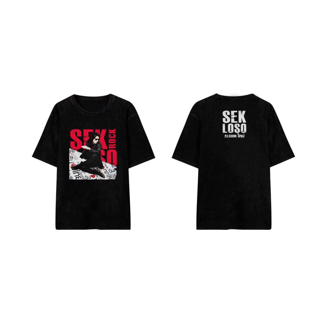 🔥👕 Sek Loso live in Shambhala Koh Chang/เสก โลโซ ไลฟ์ อิน ชัมบาลา เกาะช้าง คอตตอน แขนสั้น พิมพ์ลาย เ