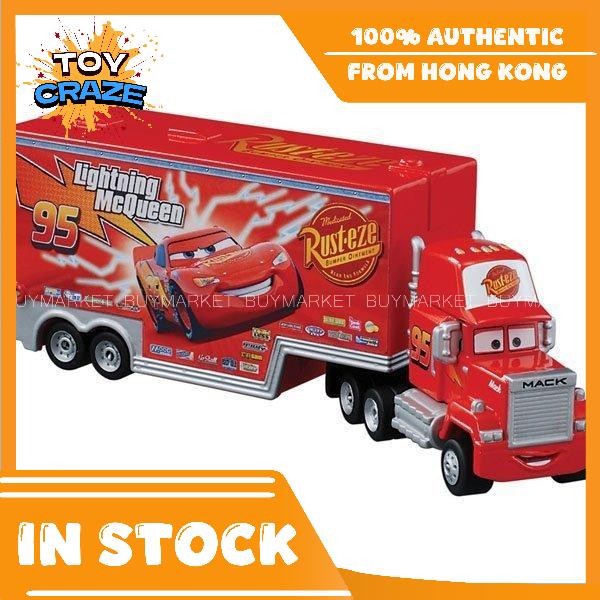 [ของแท้] Tomica Takara Tomy Disney Cars Lighting McQueen Collection Mack