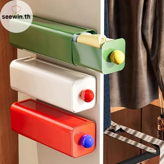 Seewin 1PC Wall Mount ถุงเท้ากางเกงประหยัดพื้นที่กางเกง Organizer สําหรับตู้เสื้อผ้าห้องนอนชุดชั้นในกล่องเก็บ th