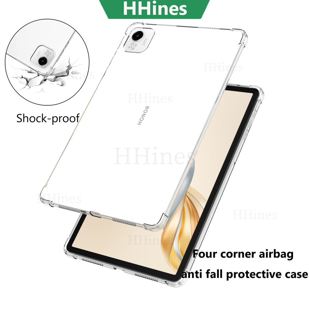 ถุงลมนิรภัย Soft TPU สําหรับ Huawei Honor Pad X9a 11.5 นิ้ว 2025 ELN2-W09 X9 Pro X9 11.5 นิ้ว X8a 2024 11 นิ้ว V9 11.5 เคสใสซิลิคอนนุ่มกลับแท็บเล็ต