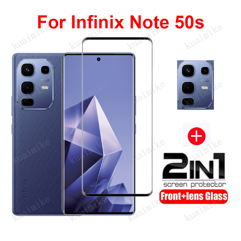 ฟิล์มกระจก สำหรับ Infinix Note 50s 5G กระจกนิรภัย HD ป้องกันหน้าจอ สำหรับ Infinix Note 50x 40x 40s 4