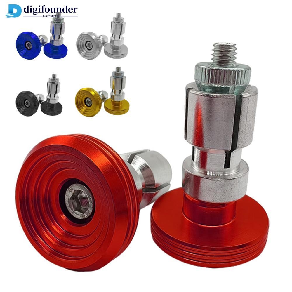 DIGIFOUNDER 2 ชิ้น CNC อลูมิเนียมรถจักรยานยนต์ Handlebar Grips Bar End Cap ปลั๊ก Slider สําหรับ 16-1