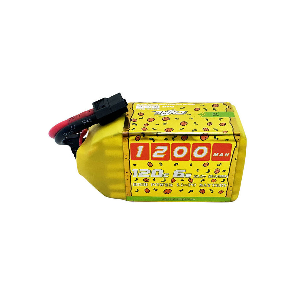 CNHL FPV Battery 22.2V 6S Speedy Pizza Series Pro & Black Series 1200-1500mAh 120C-150C Lipo with XT60 Plug