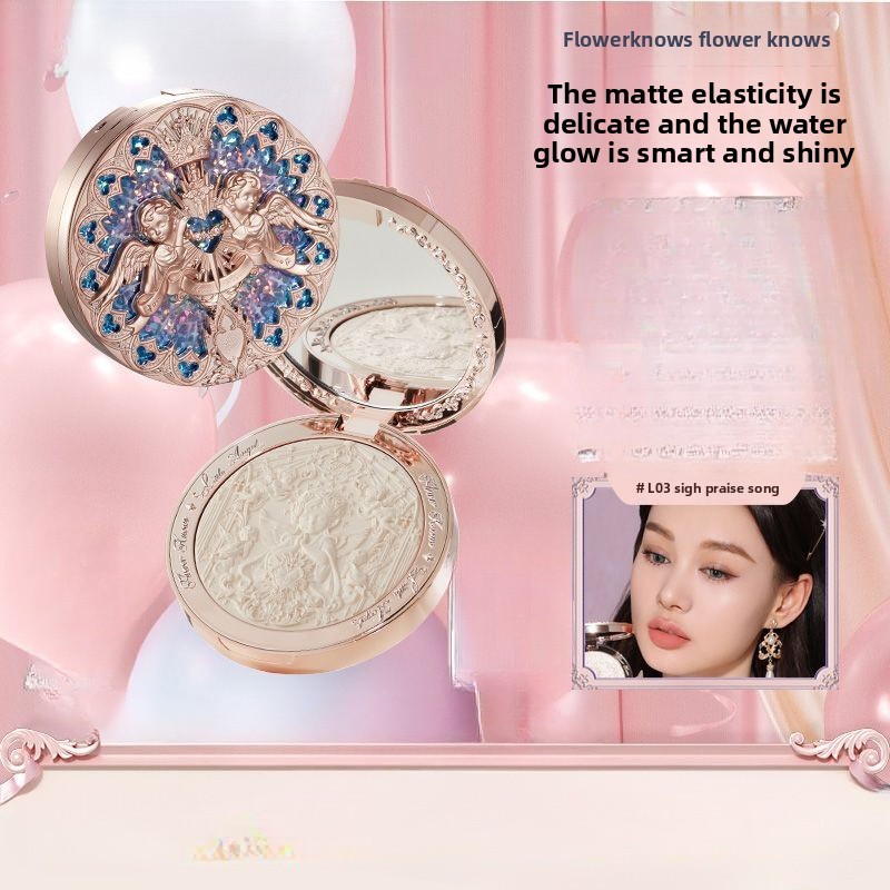 FLOWER KNOWS Little Angel Relief Highlight Powder Matte Pearl Brightening Water Light