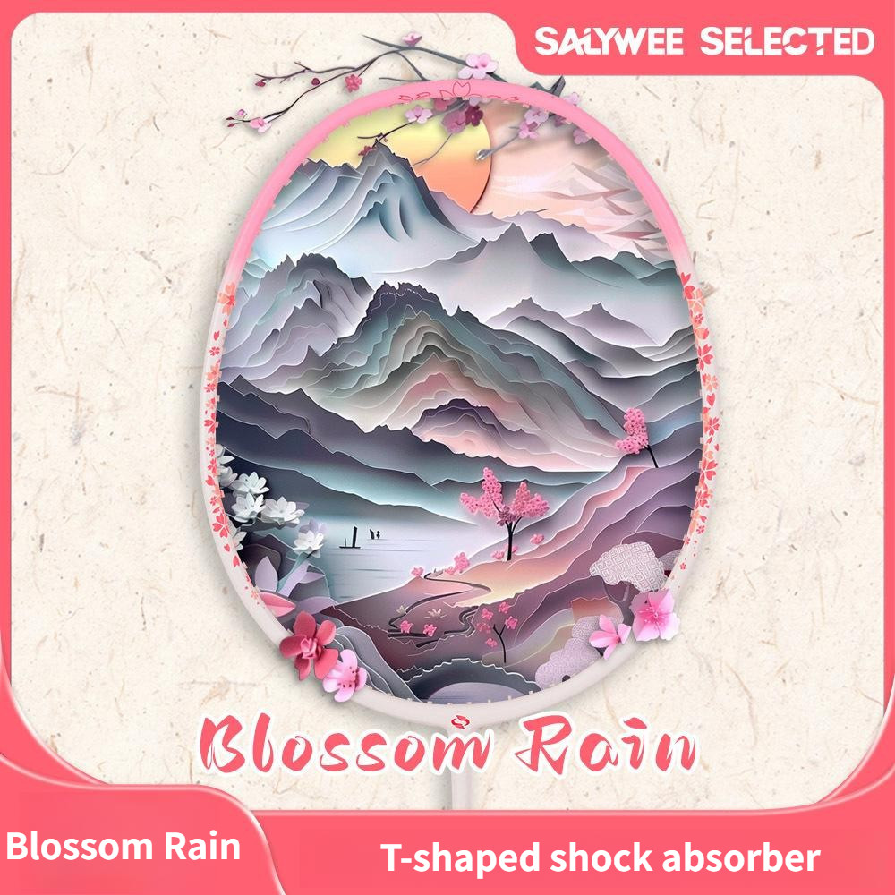Salywee 5U 26LBS Blossom Rain ไม้แบดมินตันคาร์บอนไฟเบอร์-Ultra-Light Professional Training Racket Of