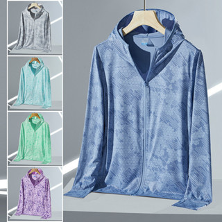 แจ็คเก็ตป้องกันแสงแดดผู้ชาย UPF50 + ป้องกัน UV นุ่มยืดหยุ่น …