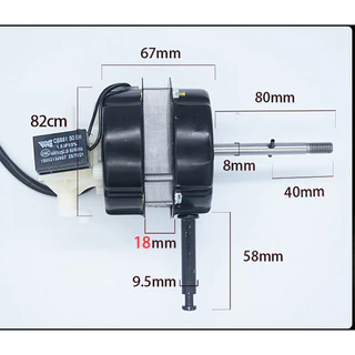 Monqiqi มอเตอร์พัดลม มอเตอร์ไฟฟ้า 220v ตลับลูกปืนคู่ 16นิ้ว/18นิ้ว/14นิ้ว กำลังสูง สากลสำหรับพัดลมตั้งโต๊ะ/พัดลมตั้งพื้น