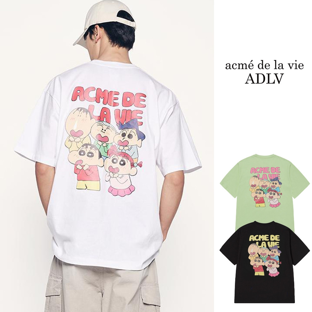 เสื้อยืด Acme de Ia vie AdIv SHINCHAN AND FRIENDS SHORT SLEEVE