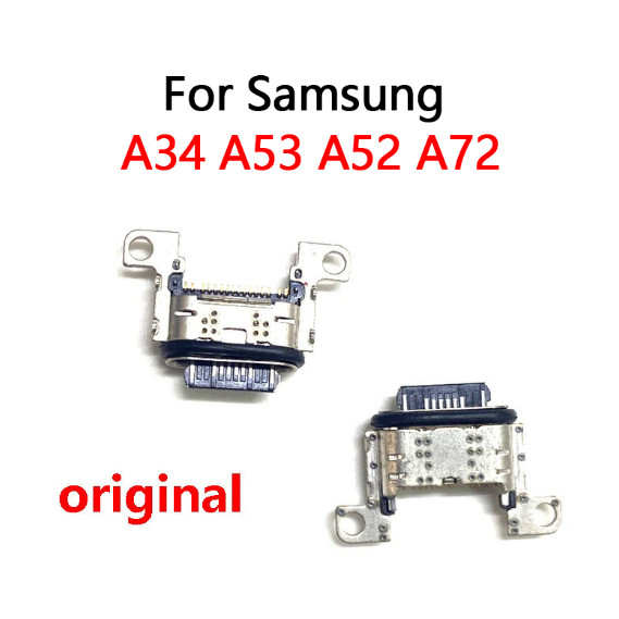 5-20 ชิ้น Dock Micro Plug USB ชาร์จ Pin Dock พอร์ตสําหรับ Samsung Galaxy A34 A53 A346B A536B A54 A52 A72 A52S A33 A73 4G 5G ชาร์จ Pin Dock Connector