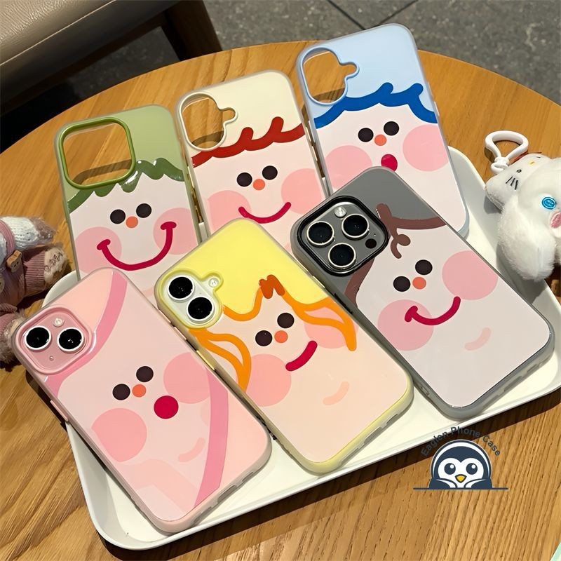 การ์ตูนแสดงออกสีลูกกวาดเคสโทรศัพท์สําหรับRealme P3X V13 Q5 Q5i Q3 Q3i Q3S Q3T Pro Q2 XT X2 5G 4Gน่าร