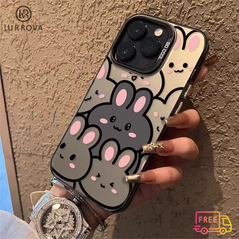 สําหรับoppo Reno 13F 5G Reno12 F 5G Reno 12 Reno11 F Reno 11 5G Reno 11 Pro 5G Reno 10 Pro 5G Reno 8T Reno 8Z Reno 7Z Reno 8 การ์ตูนหัวกระต่ายกันกระแทกTPUโทรศัพท์มือถือกรณี - รูปที่ 2