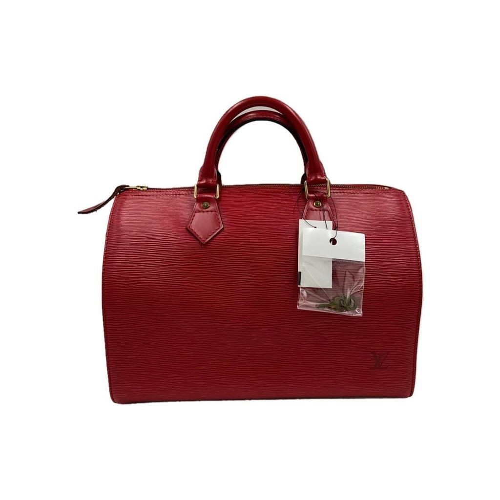 Louis VUITTON Boston Bag Epi Speedy Red 25_EPI_RED LEATHER ส่งตรงจากญี่ปุ่น มือสอง
