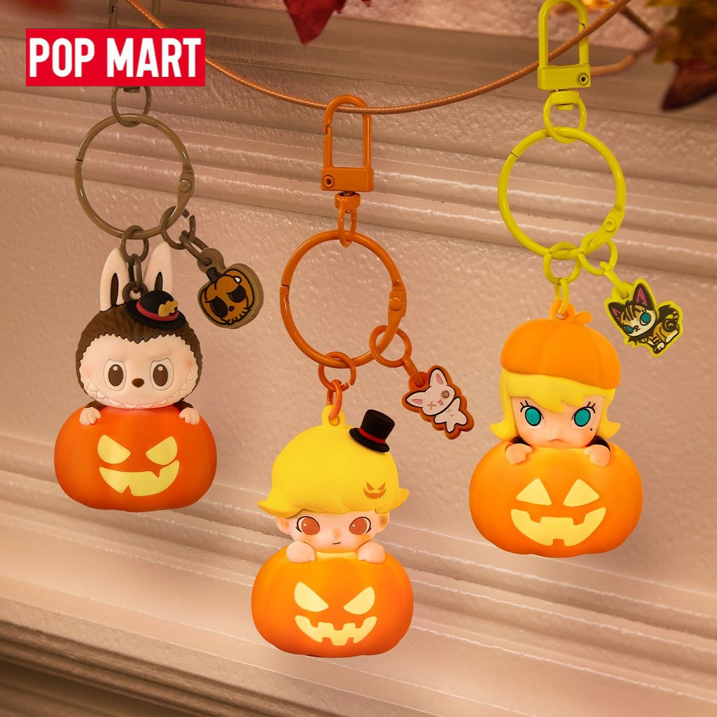 Pop MART LABUBU THE MONSTERS Monster Carnival Pumpkin Badge