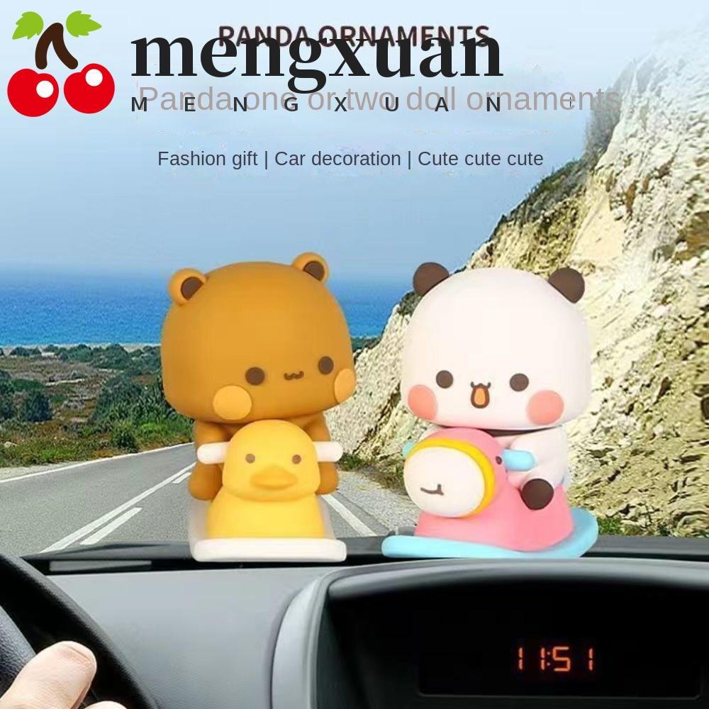 Mengxuan Bubu Dudu Panda Bear รูป, Panda Bear Panda Bubu Dudu รูปตุ๊กตา,การ์ตูนที่น่าตื่นเต้นสะสมอะนิเมะรูป Panda Bubu Bear ของเล่นตกแต่งบ้าน