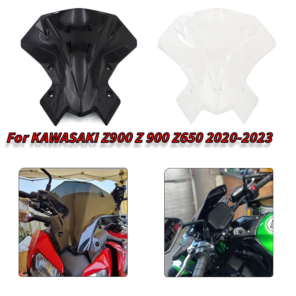 KAWASAKI สําหรับKawasaki Z900 Z650 2020-2023 Z900/Z650 2022 2021 กระจกรถจักรยานยนต์กระจกกระจกDflecto