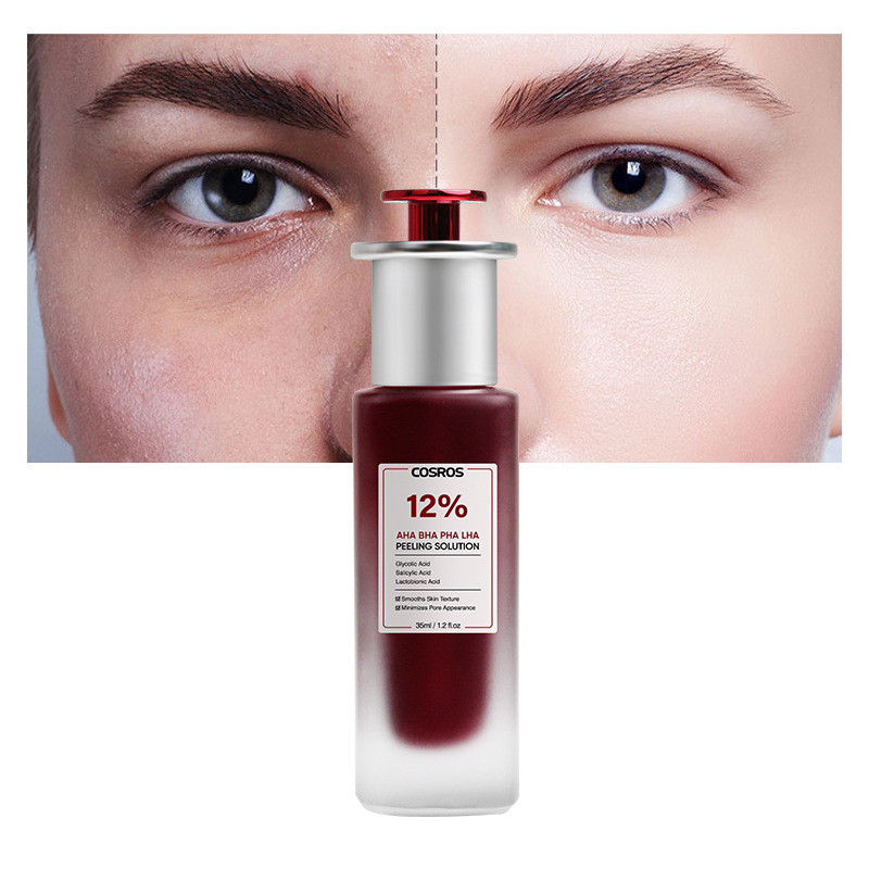 Fruit Acid Salicylic Acid Essence Peeling Solution 12% AHA BHA PHA LHA Serum 30ml