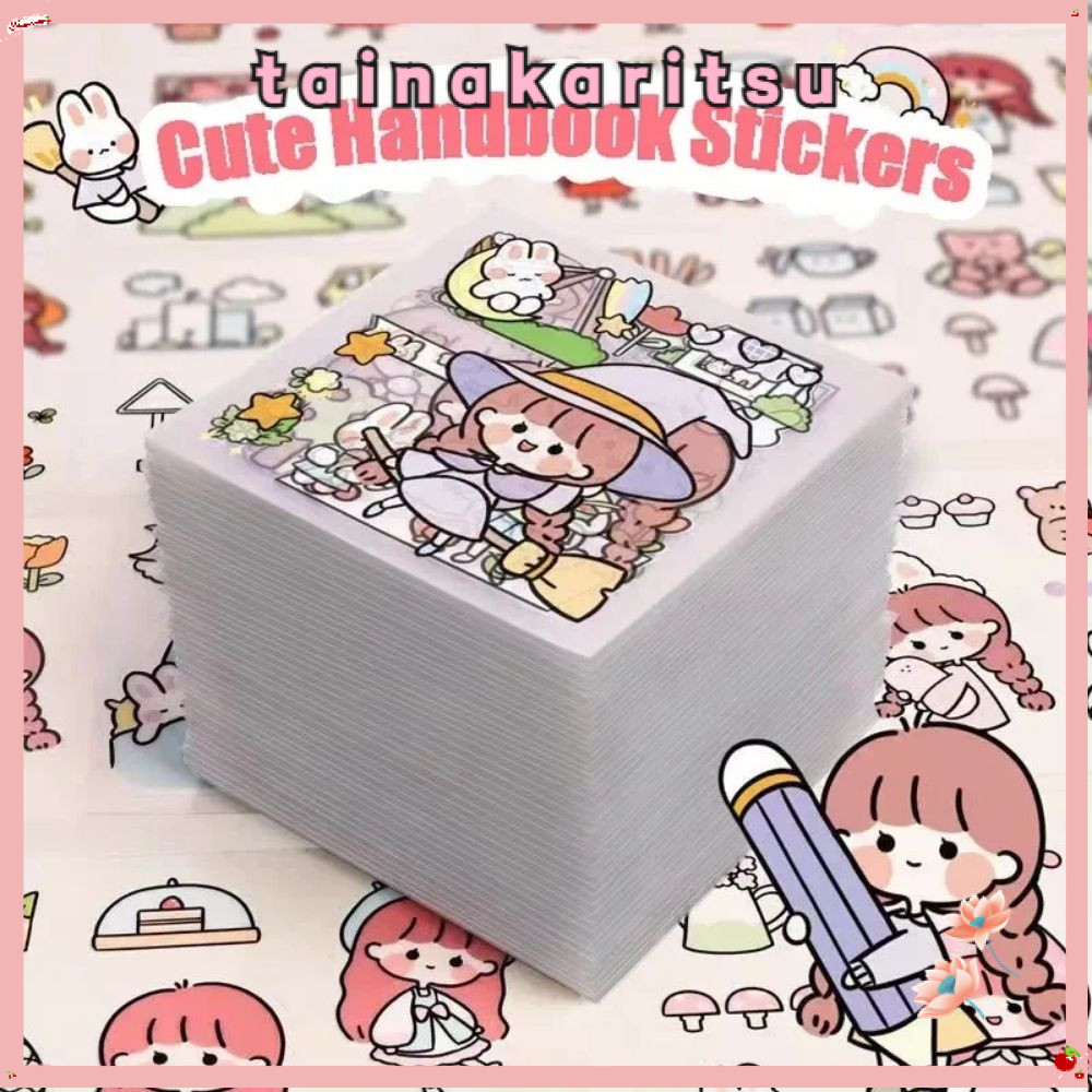 Tainakaritsu 10/20/50 ชิ้นตกแต่งโน้ตบุ๊ค,กันน้ํา DIY สติกเกอร์ PVC,โปร่งใสน่ารักการ์ตูนรูปแบบสมุดภาพโทรศัพท์ขวดน้ําตกแต่งสําหรับเด็กชายหญิง