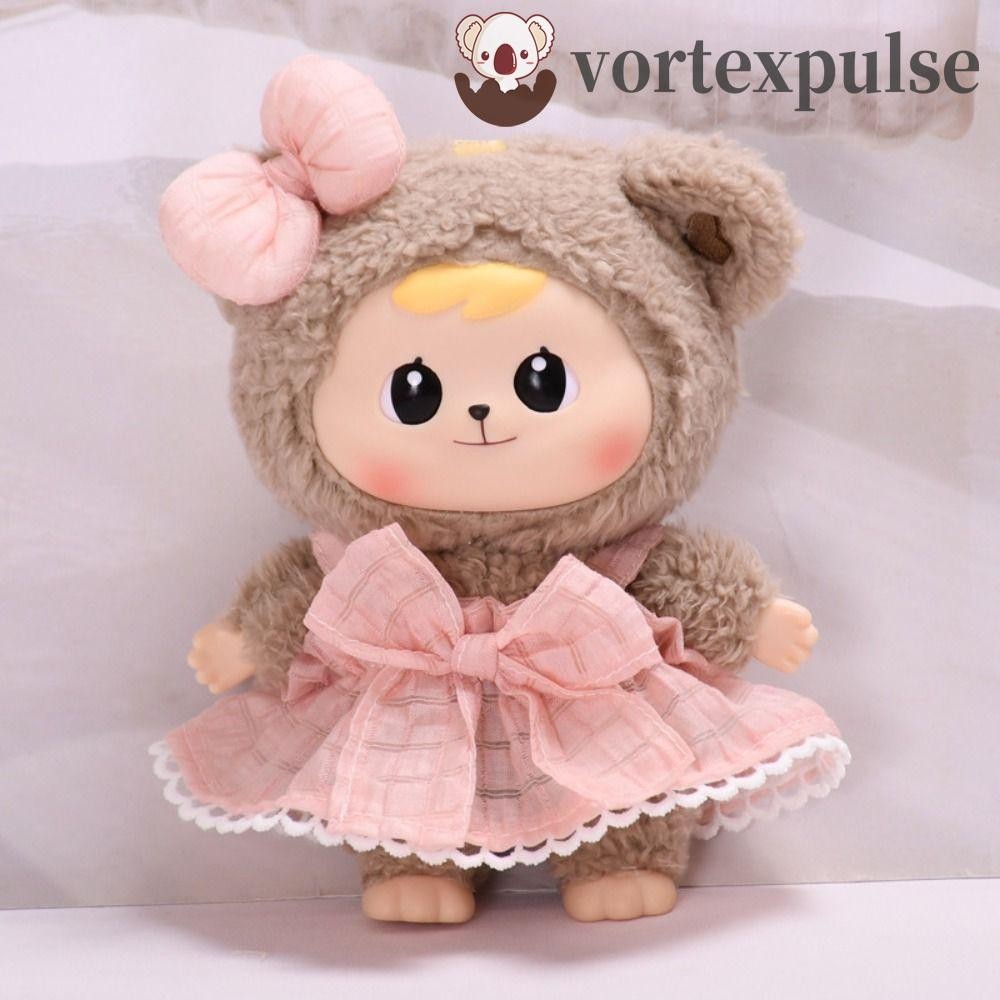 Vortexpulse 17 ซม.Bao-ao ตุ๊กตาเสื้อผ้า,ตุ๊กตาเสื้อผ้าของเล่นอุปกรณ์เสริม 17 ซม.ผ้าฝ้ายตุ๊กตา,ชุดของเล่นเปลี่ยนมินิน่ารัก Bao-ao ตุ๊กตาเสื้อผ้าเด็กผู้หญิงของเล่น