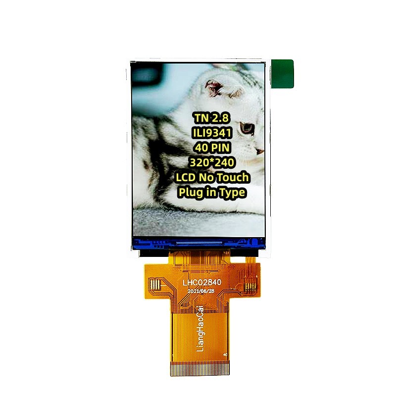 Discount Plug in ILI9341 Consumer Electronic TN 2.8 Inch 40 pin LCD No Touch 320*240
