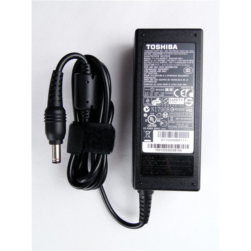 อะแดปเตอร์ชาร์จ Toshiba Satellite L700 L735 L740 L745 ดั้งเดิม