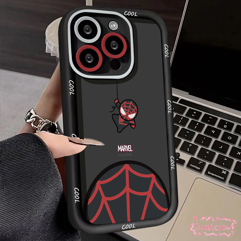 การ์ตูนกราฟฟิตีสไปเดอร์แมนสำหรับ เคสRealme C51s C25 C35 C67 C51 C12 C15 C53 C31 C20 7i 8i 5 11 C3 C21 6i 5i 11 Note 50