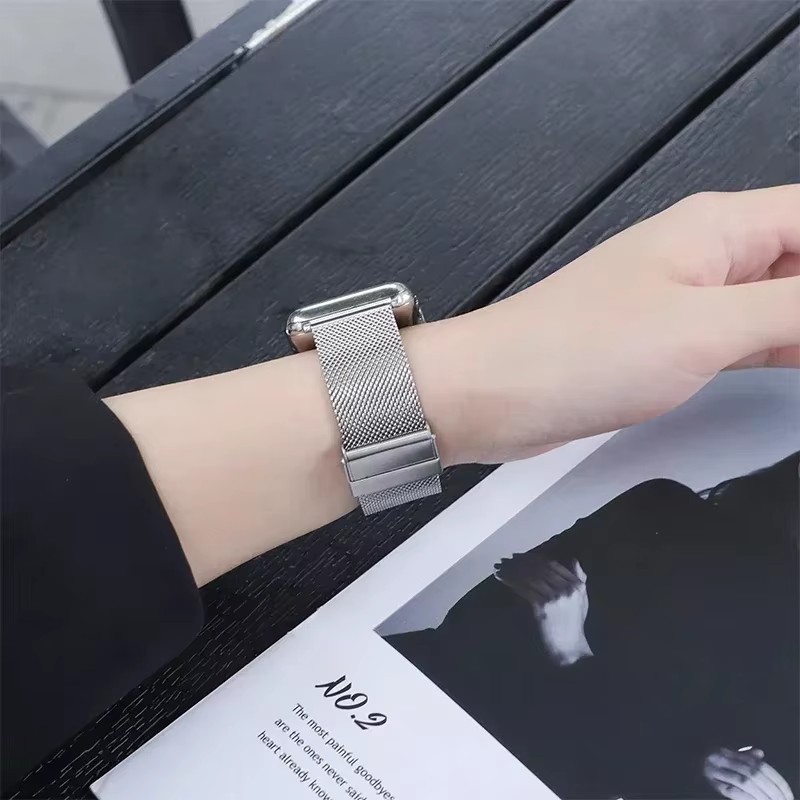 jansin สายนาฬิกาสเตนเลส สำหรับ Iwatch series 10 สายนาฬิกา สําหรับ iwatch series 10 46mm 42mm นาฬิกาอัจฉริยะ