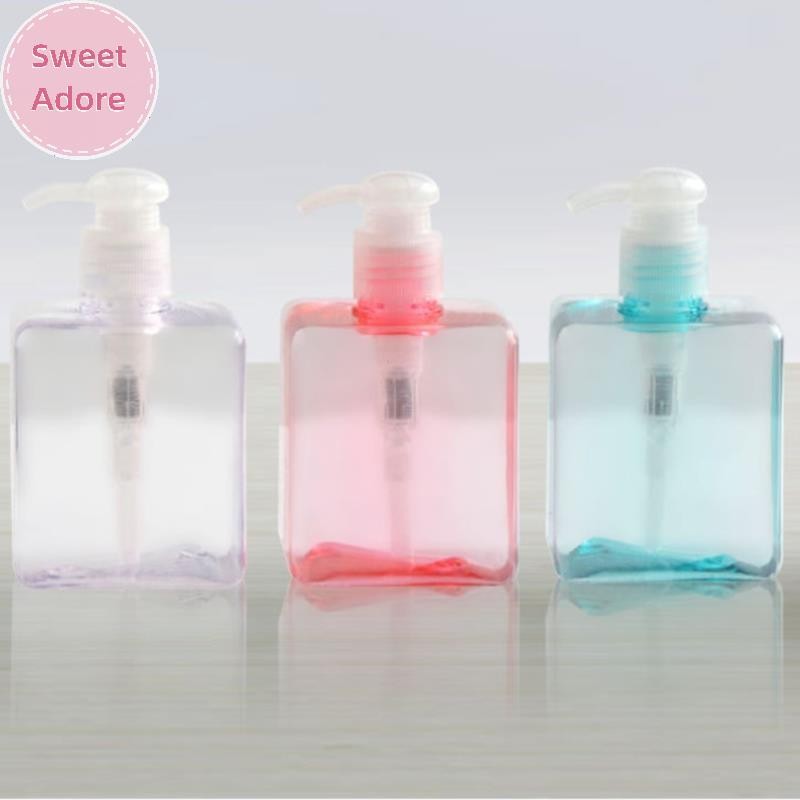 Sweetadore ขวดปั๊มพลาสติกเปล่าเครื่องจ่าย 250 มล. ขวดแชมพูเหลวรีฟิล TH