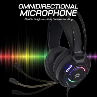 OKER G225 GAMING HEADSET AUX 3.5 MM. + USB PLUG PRO GAMING HEADSET