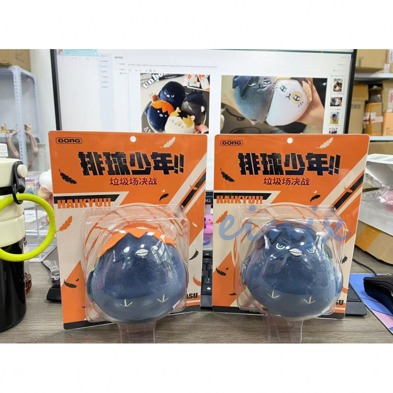 【พร้อมส่ง】haikyuu figure popmart ตุ๊กตา hinata shoyo haikyuu popmart gong resonance Haikyuu!! Garbage Dump Showdown Plush pinching Squeeze Toy Peripheral