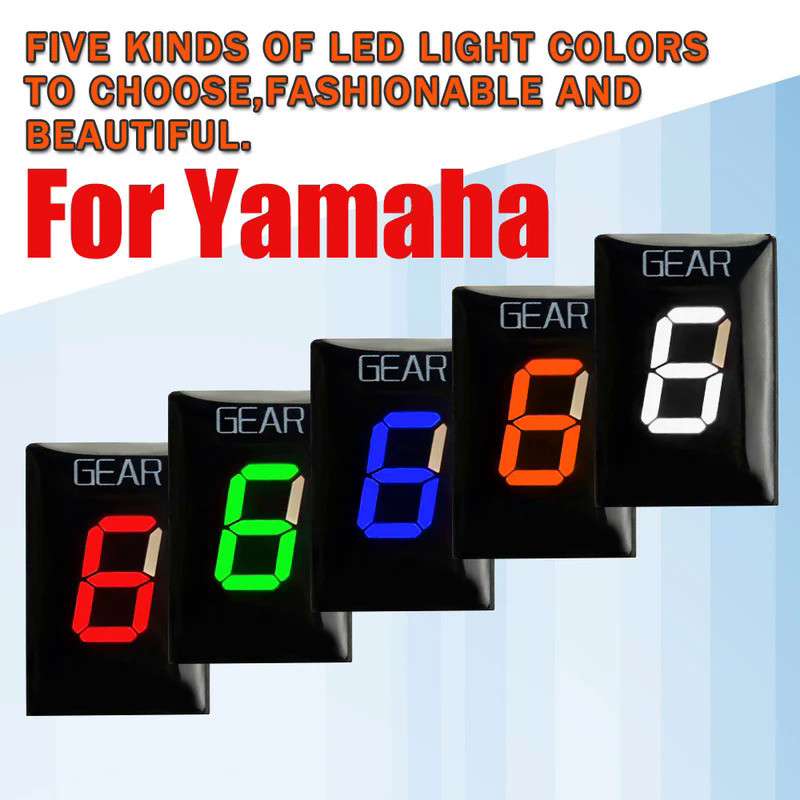 Mo  Motorcycle Ecu 1-6 Level Gear Display Indicator For Yamaha XJ6 R1 R6 Fzh150 Fzn150 Xt660 Xjr1300