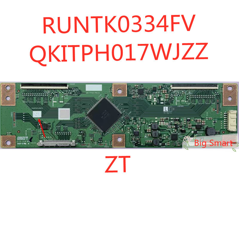 Runtk0334fv QKITPH017WJZZ บอร์ด TCON ดั้งเดิม ZT ZS TV T-CON Logic Board
