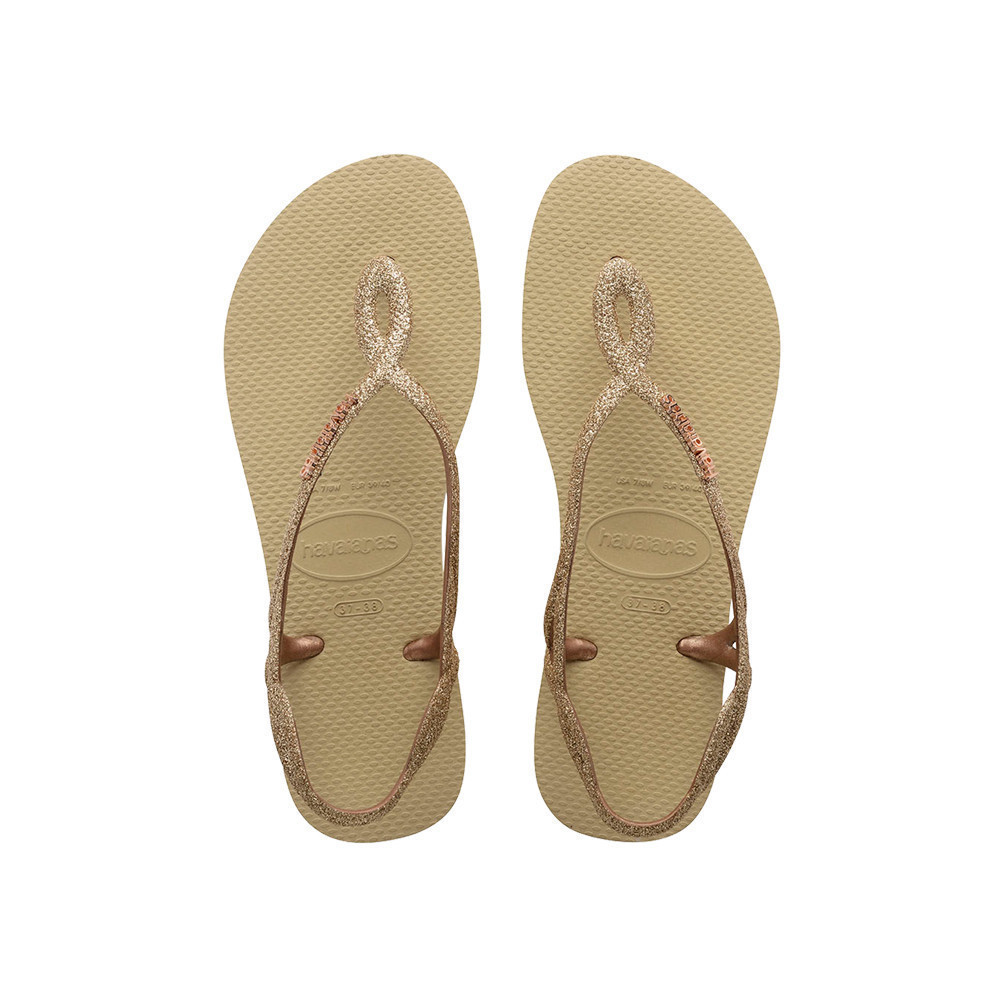 HAVAIANAS รองเท้าแตะผู้หญิง Luna Premium Sandals SAND GREY 41461300154F_C3CMXX