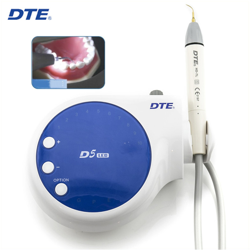 Original DTE D5 LED Ultrasonic Scaler พร้อม HD-7L Handpiece ไม่เจ็บปวด Scaling Perio Endo Function Fit ทันตแพทย์หรือ Vet