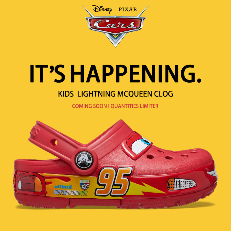 <11.11> Crocs KIDS DISNEY AND PIXAR CARS LIGHTNING MCQUEEN CLOG#209381