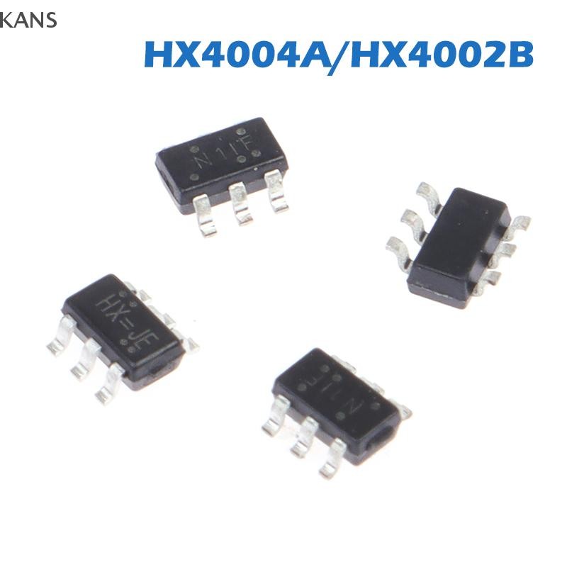 คัน 10 ชิ้น HX4004A HX4004 HX4002 HX4002B หน้าจอ Pring HX-JE N11F SOT23-6 Non-Induction Boost ชิป IC 4004A 4002B vn