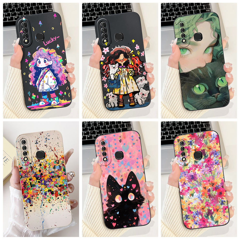 Huawei Y6p Y7p Y6 Y7 Pro Prime 2019 Y5 2018 Y9s Y9 Prime 2019 Y7a Nova 5T 7i อะนิเมะสาวซิลิโคนอ่อนนุ่มเคสโทรศัพท์