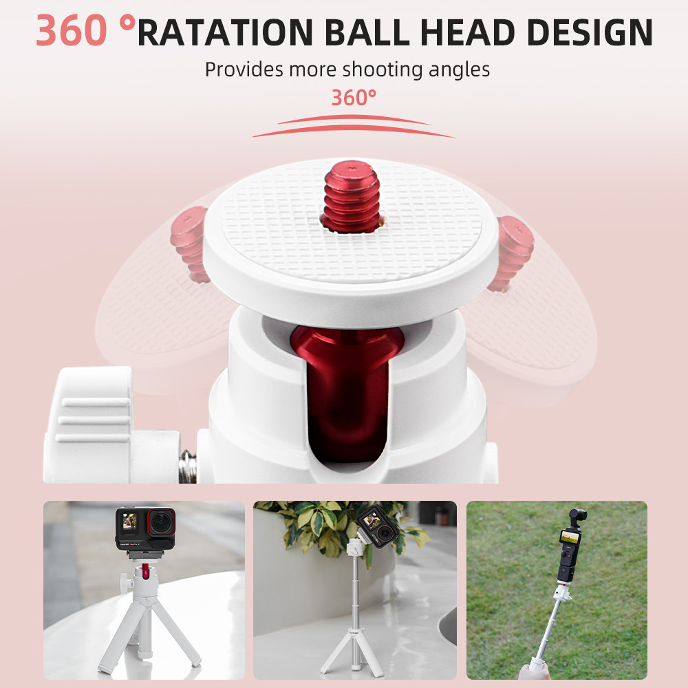 เหมาะสําหรับ DJI Osmo Pocket 3 Extension Rod ขาตั้งกล้อง Insta360X5/X4 Extension Selfie Stick ขาตั้งน้ําหนักเบาพกพา Action5pro อุปกรณ์เสริม