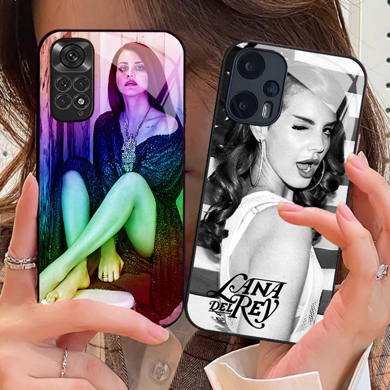 Lana Del Rey 02 กระจกนิรภัยเคสโทรศัพท์สําหรับ Xiaomi Redmi 12 4G 13C หมายเหตุ 13 pro plus 12 12S 11 