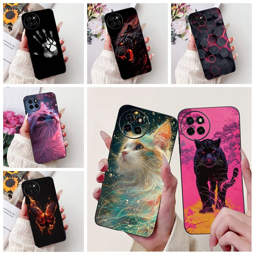 Itel S23 Plus กรณี ITELS23 Cool ชายหญิงแฟชั่นผีเสื้อเคสโทรศัพท์ ITEL S23 S665L ITEL S23+ S681LN ฝาคร