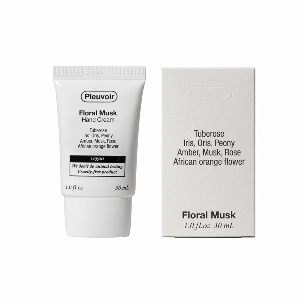 [Olive Young] Pleuvoir Hand Cream 30mL - Froral Musk, Morning Soil, Rose Wood, Hnoki Leather